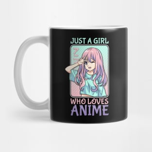 Just A Girl Who Loves Anime - Cosplay Girl Costume Mug